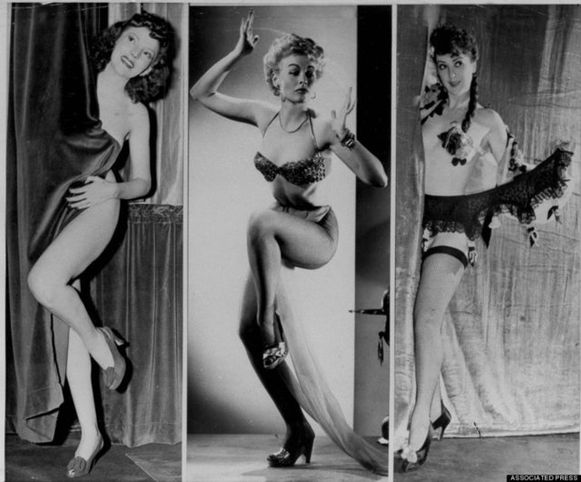 Margie Hart, Lili St. Cyr, ve Gypsy Rose Lee - 1953