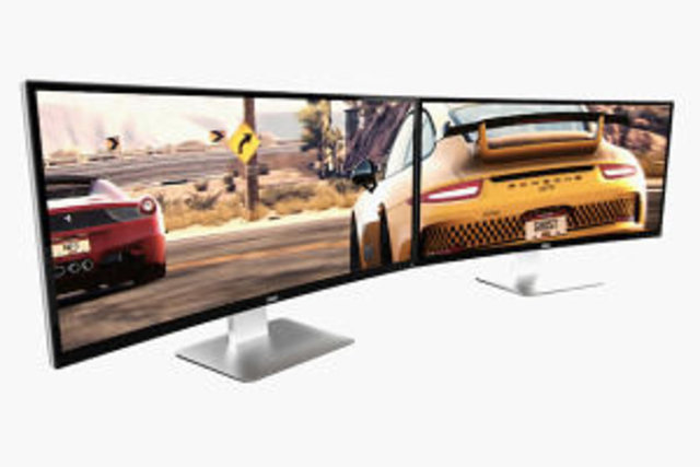 Kıvrımlı bilgisayar monitörü