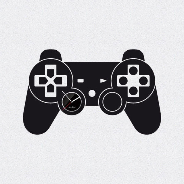 Joystick şeklinde duvar saati