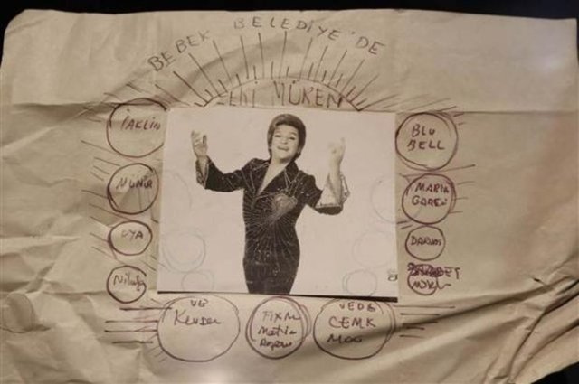 Müren'in, sağlığında ancak bir bölümünü düzenleyebildiği fotoğraflarının yer aldığı sergide, sanatçının kostümleri, plakları, şiirleri, notları ve arşiv görüntüleri bulunuyor.