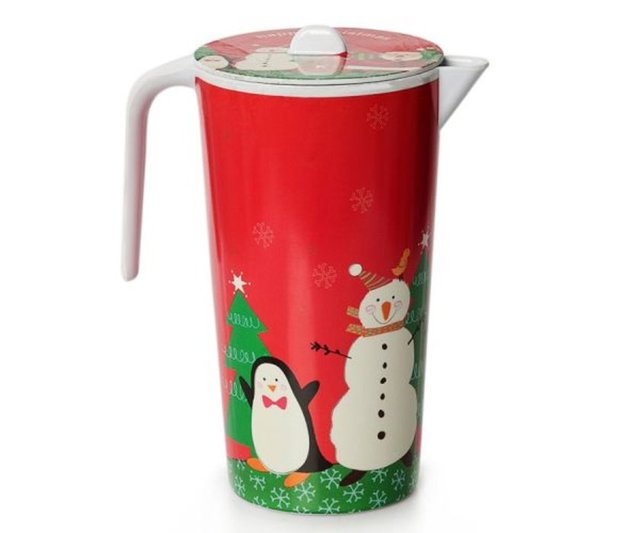 Kardan adam motiflerinin süslediği sevimli bir sürahi, Bosphorus 25.90 TL.