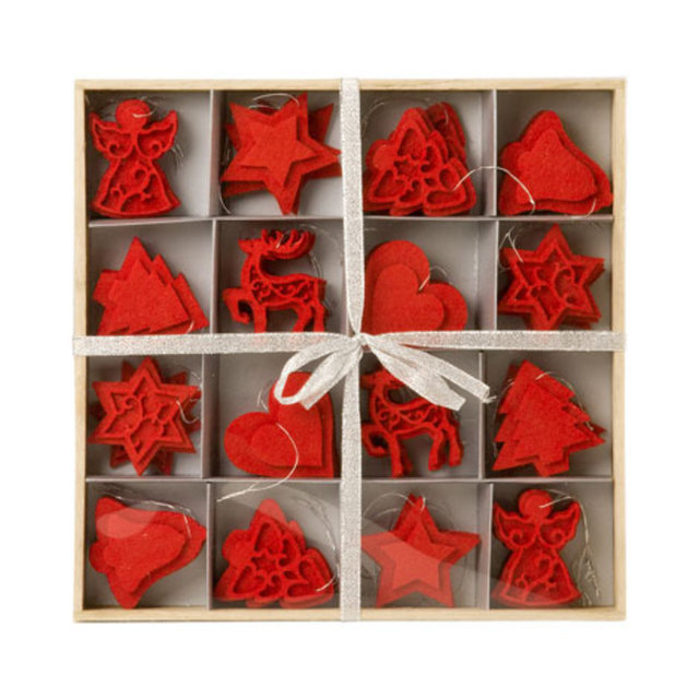 Yeni yıl ağacınızı süsleyecek bir set, Zara Home 29.95 TL.