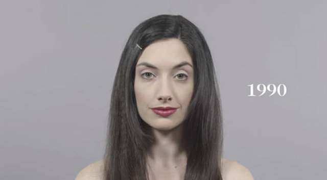 1990'ların sade şıklığı.