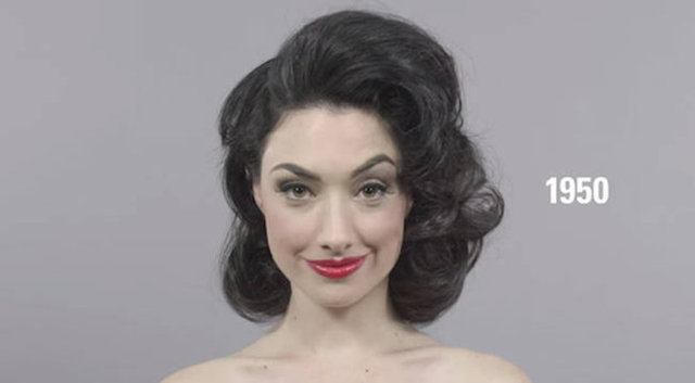 1950'lerin şehvetli görünümü.