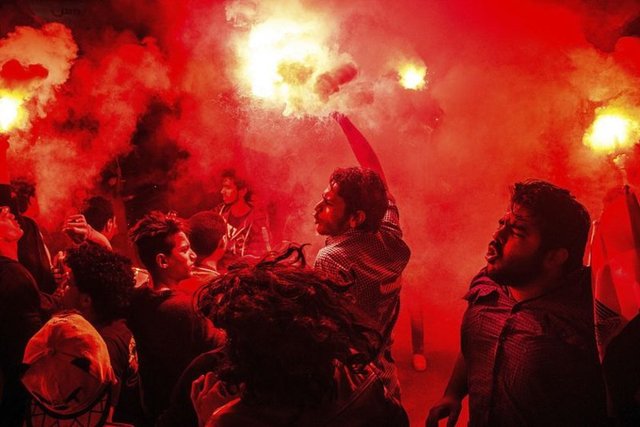 Mısır'ın başkenti Kahire'deki Zeytun semtinde toplanan ve kendilerini ''darbe karşıtları'' olarak adlandıran grup, gösteri düzenledi.  -  - 6.11.2014
