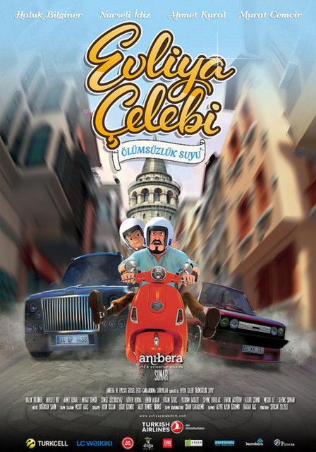 10-Evliya Çelebi: Ölümsüzlük Suyu  -  - Bizde de zamanla üç boyutlu modellemeleri öne çıkaran bilgisayar animasyonları üretilebileceğini ispatlayan, bu konuda kapıyı aralayan bir eser...