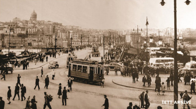 1948 - Eminönü'nden Galata'ya bakış