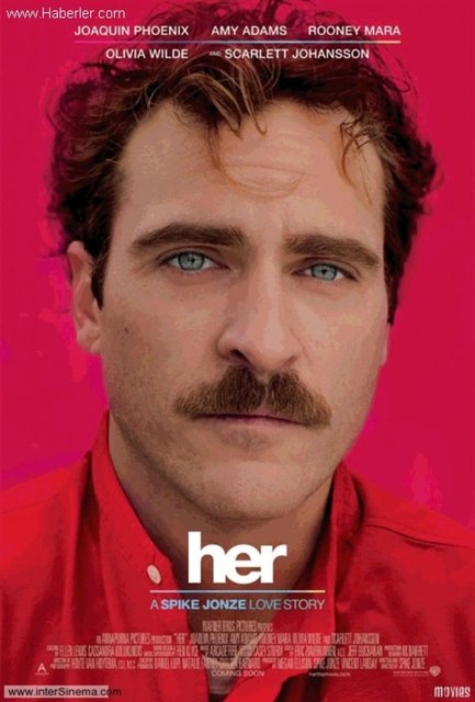 4-Aşk (Her) (2013): "John Malkovich Olmak" ve "Tersyüz" ile tanınan Spike Jonze, bu kez bir işletim sistemi ile bir hipster'ın 'teknolojik aşk'ını ele alıyor. 'Matrix' sonrası iletişim kurma esaslarına girerek karamsarlığa kapılmamızı sağlıyor.