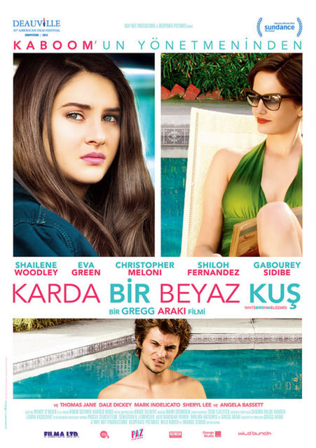 20-Karda Bir Beyaz Kuş(White Bird in a Blizzard)(2014): Annesinin kaybolmasıyla birlikte bu olayın sırrını çözmeye çalışan 17 yaşındaki bir kızın melodramı… Yeni Eşcinsel Sineması'nın uçarı yönetmeni Gregg Araki'nin olgunluk döneminin başarılı işlerinden.