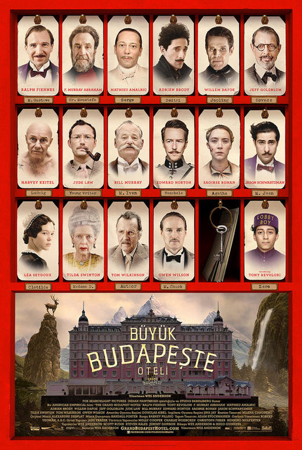 12-Büyük Budapeşte Oteli (The Grand Budapest Hotel) (2014): Bu seferki Wes Anderson resimli romanı, 2. Dünya Savaşı arifesinde Orta Avrupa'da bir otelin kapıcısına odaklanıyor. Ralph Fiennes, Tony Revolori ile Tilda Swinton ise döktürüyor.