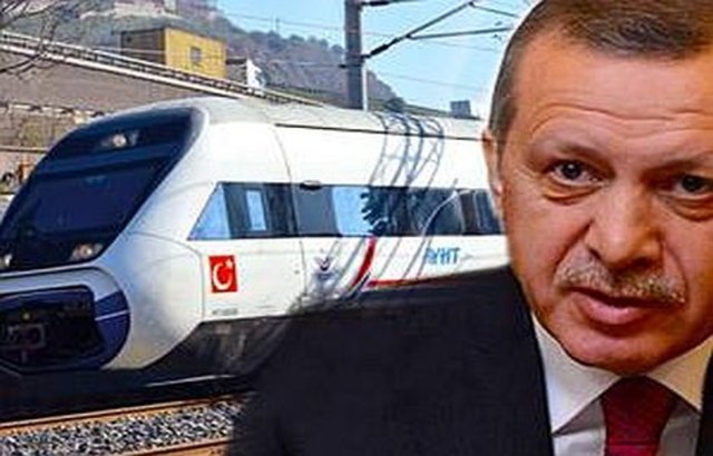 Ankara-İstanbul Yüksek Hızlı Tren (YHT) hattının açılışı cumhurbaşkanı adayı ve Başbakan Recep Tayyip Erdoğan tarafından gerçekleştirildi