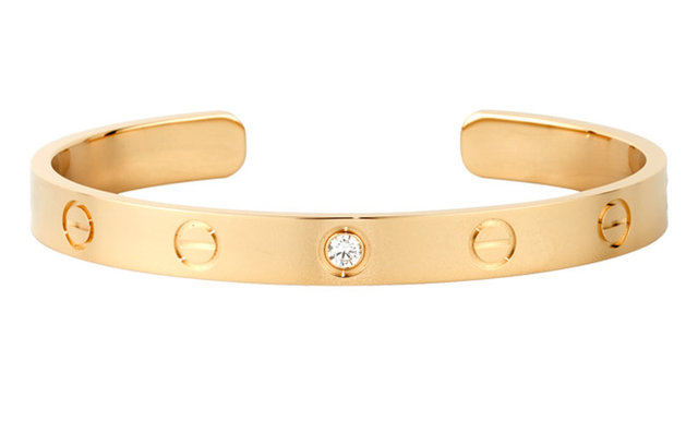 Cartier pırlanta bileklik 13.000 TL.