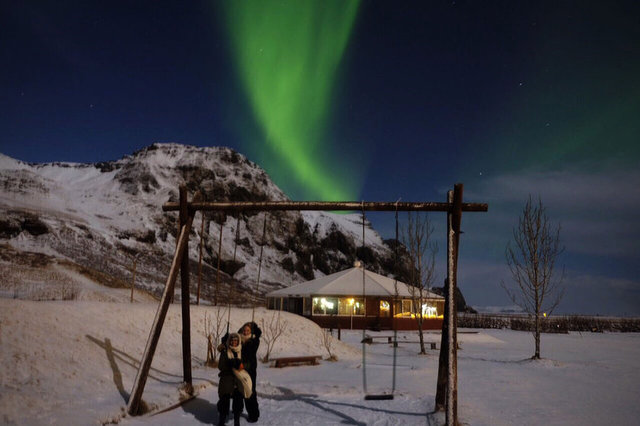İşte Kuzey Işıkları... Nam-ı diğer Aurora Borealis -  - Fotoğraflar: Serdar Yenigün
