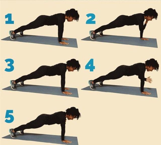 Plank tap hareketi