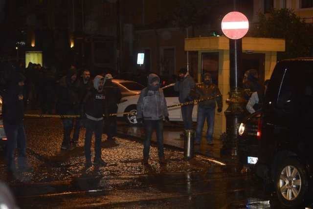 İşte olayın hemen ardından çekilen fotoğraflar...