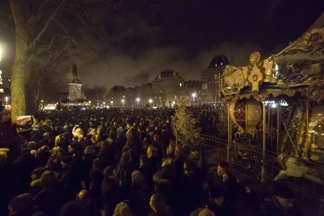 Saldırı Avrupa'nın birçok şehrinde protesto edildi. İşte o protestolardan fotoğraflar...