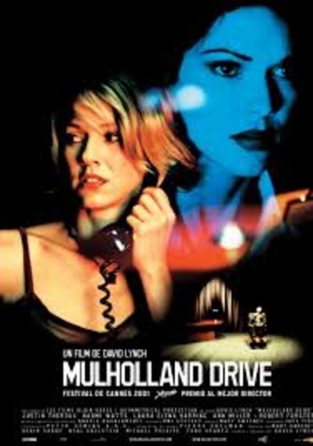 3- Mulholland Drive (Mulholland Çıkmazı) (2001): Hafıza kaybına uğrayan genç ve güzel bir kadını peliküle yansıtan David Lynch, onunla özdeşleşmemize müsaade etmez yani onun neden hafıza kaybı geçirdiğini bize anlatmak istemez.