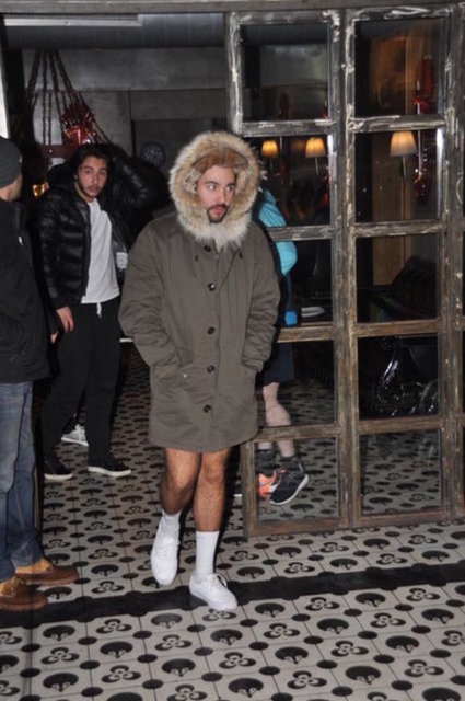 Daha önce de Noel tatili dolayısıyla Miami'den İstanbul'a gelen, Engin Can Ural'ın bu görüntüsü çok konuşulmuştu.