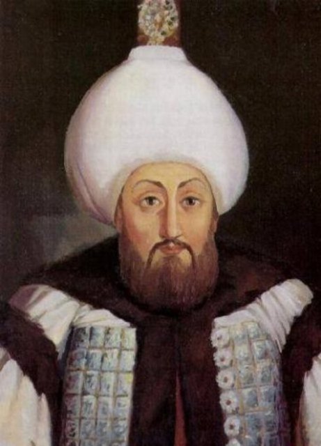 26-III.Mustafa Hân: Lâleli Camii önündeki türbesinde.