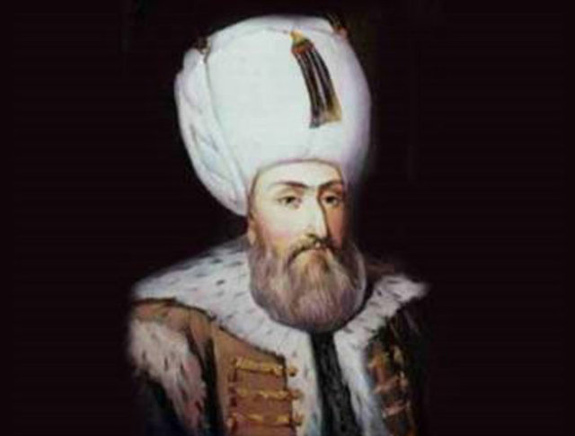 9-I.Süleyman Hân: Süleymaniye Camii bahçesindeki türbesinde.