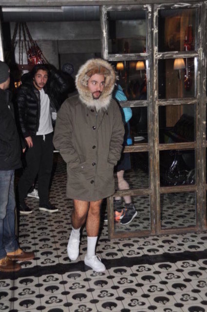 Daha önce de Noel tatili dolayısıyla Miami'den İstanbul'a gelen, Engin Can Ural'ın bu görüntüsü çok konuşulmuştu.