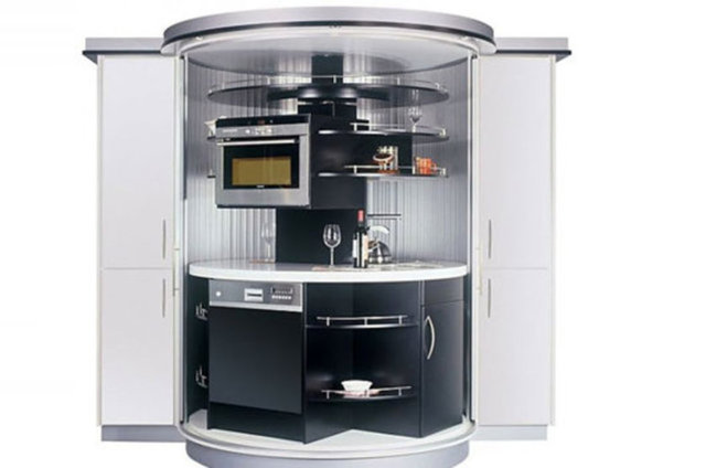 Fırın, bulaşık makinesi, raflar...