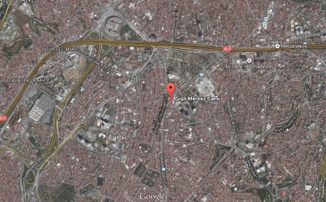 Şişli Camii civarı...