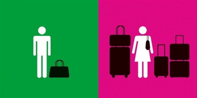 ALIŞVERİŞ -  - Erkek bir bavulla çıkar kadın tüm gardrobu toplar