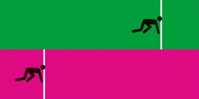 REKABET -  - Erkek final çizgisine yakın başlar... -  - Kadın en baştan..