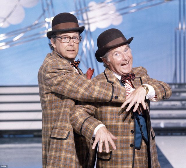 Eric Morecambe ve Ernie Wise 1970'ler.