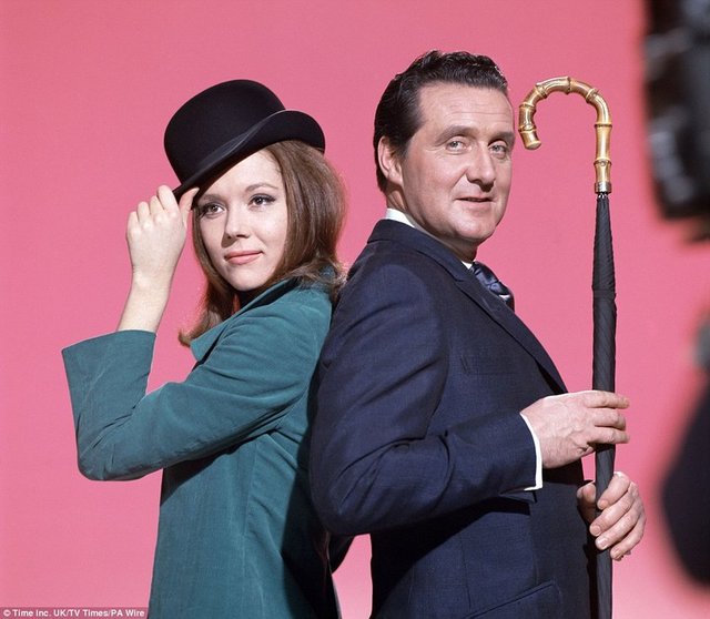 Diana Rigg ve Patrick Macnee  1960'larda