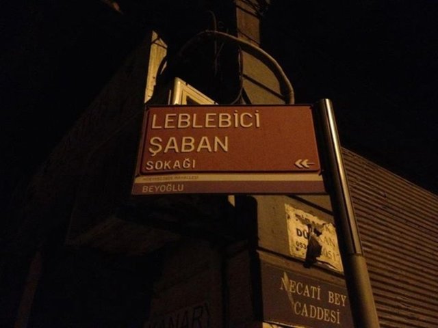 Leblebici Şaban Sokağı - Beyoğlu