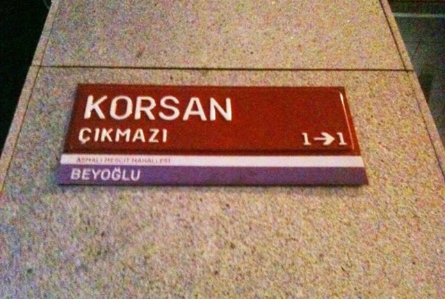 Korsan Çıkmazı - Beyoğlu