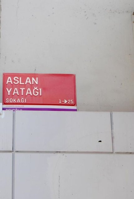 Aslan Yatağı Sokağı - Beyoğlu