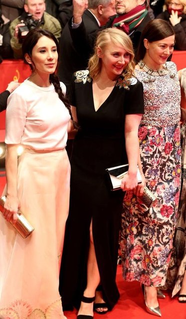 Açılış filmi "Nobody Wants the Night"ın Berlinale Palast'taki galasına Sibel Kekilli de katıldı.