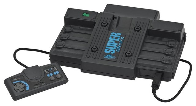 SuperGrafx NEC (1989) - Bu 16 bitlik konsol büyük bir başarısızlıktan ibaret. Sadece yedi oyuna sahip olan bu konsol, Nintendo ve Sega gibi aşırı güçlü rakiplerinin karşısında hiçbirşey yapamamıştı.