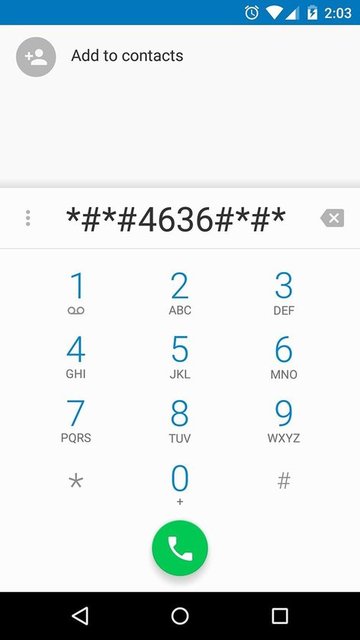 Bu menüye girmek için telefonunuz arama kısmına gelerek "*#*#4636#*#*" tuşlamanız gerekiyor. Doğru bir şekilde tuşladıktan sonra menüye otomatik olarak giriyorsunuz.