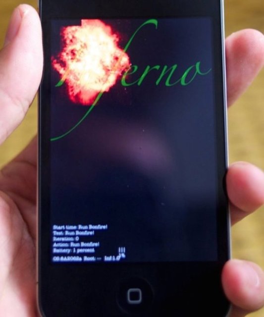 Inferno - Birinin iPhone telefonunun iç ayarlarını test etmek istiyorsanız ne yaparsınız? Eğer bir Apple çalışanı iseniz, Inferno indirirsiniz. Bu telefonun donanım ve yazılım özelliklerini test ediyor.