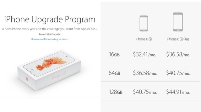 iPhone 6S ve 6S Plus'ın satışıyla birlikte başlayacak olan uygulamada kullanıcılar Apple'a aylık bir bedel ödeyecekler.