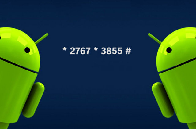 Bu kod tam bir silme yapar, aynı zamanda telefonlara yeniden firmware yükler