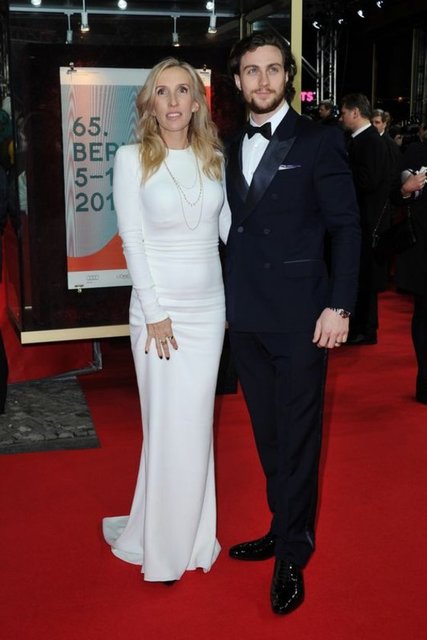 Yönetmen Sam Taylor-Johnson ve oğlu Aaron Taylor-Johnson