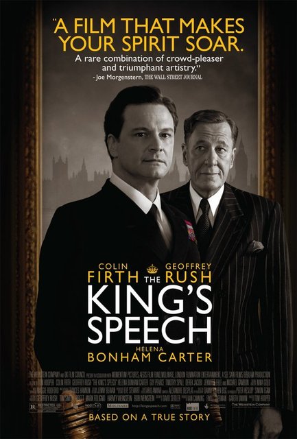 2011 - En iyi film: The King's Speech (Zoraki Kral) -