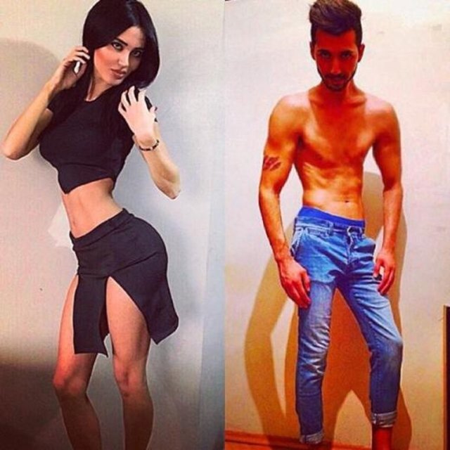 BELİMİZİN İNCE OLMASI GENETİK  - Daha önce 'kaburga kemiğini aldırdı' iddialarına çok kızan genç model "Benim kaburga kemiğimi aldırdığım yok ama bazı insanların kafasındaki kemiği aldırdığı kesin" diyerek kuzeninin bir fotoğrafını paylaşmıştı.