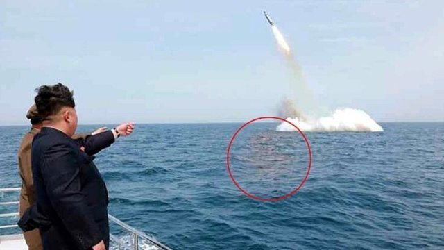 Denizaltıdan yapılan nükleer füze denemesini Kuzey Kore lideri Kim Jong Un'un bizzat yönettiği görüntüler yayınlandı.