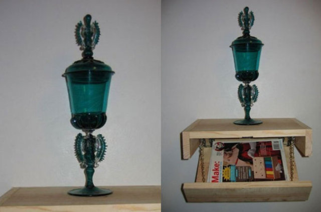 Rafın altına özel bölme yapabilirsiniz.