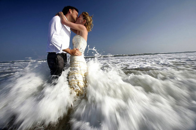 İşte çılgın çiftin düğün yolculuğundan kareler...  - Paracas, Peru -