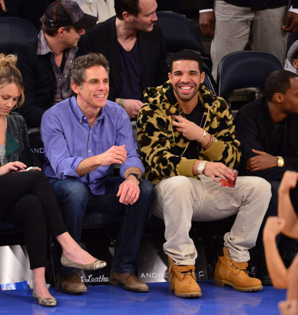 Ben Stiller: 2; Drake: 4