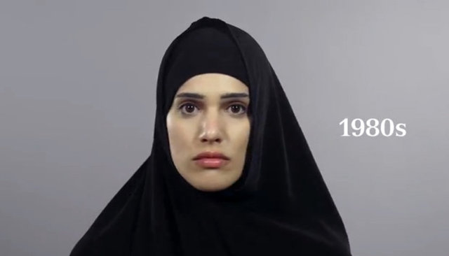 1980'ler - Devrimden sonra çarşaf geri döner