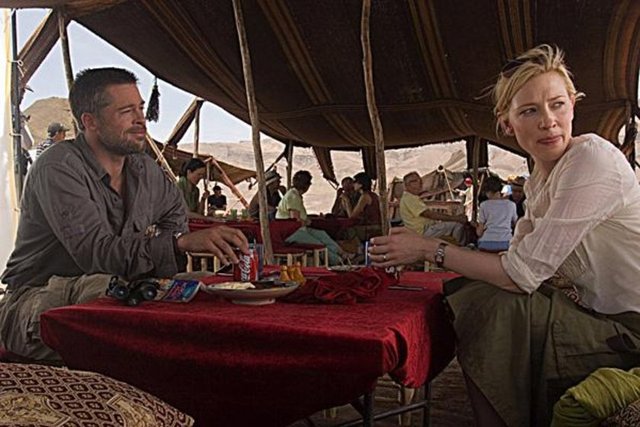Brad Pitt ile Cate Blanchett, ilk olarak "Babil" filminde evli bir çifti canlandırdı.  -