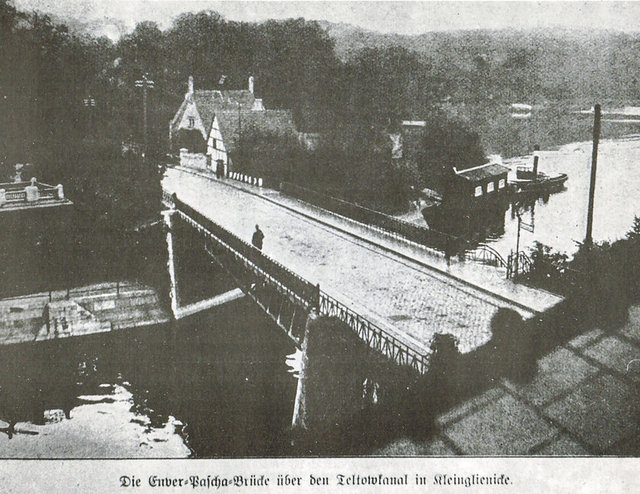 Almanya'da Enver Paşa'nın adının verildiği köprü.